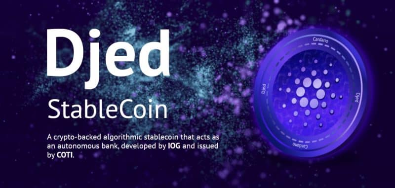 COTI to deliver the Djed stablecoin for Cardano