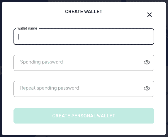 Create wallet