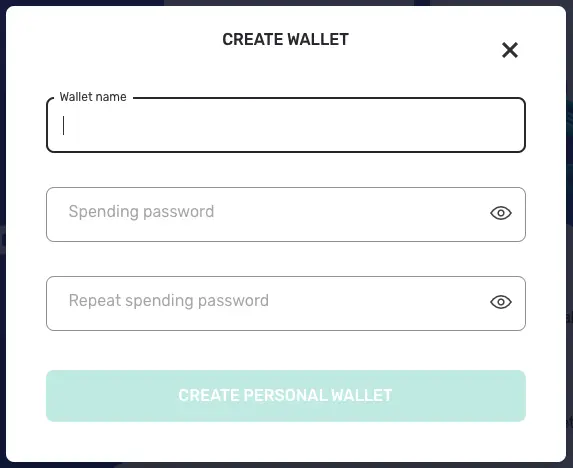 Create wallet